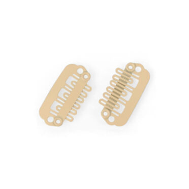 Klips mały M jasnobeżowy do systemów uzupełnień włosów