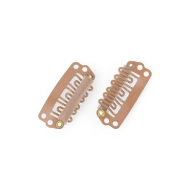 Klips średni K jasnobrązowy do uzupełnień włosów