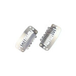 Klips średni K srebrny do uzupełnień włosów