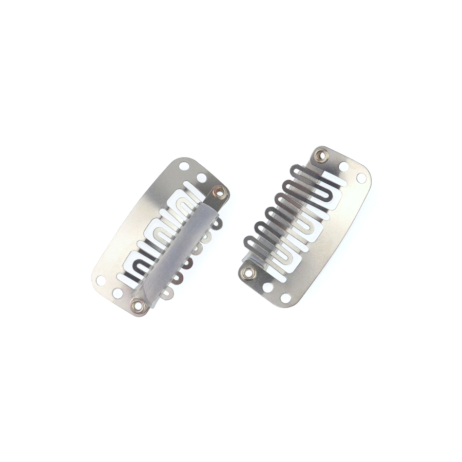 Klips średni K srebrny do uzupełnień włosów Klips średni K srebrny do uzupełnień włosów